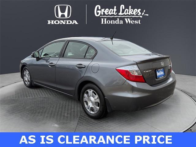 used 2012 Honda Civic Hybrid car, priced at $4,922