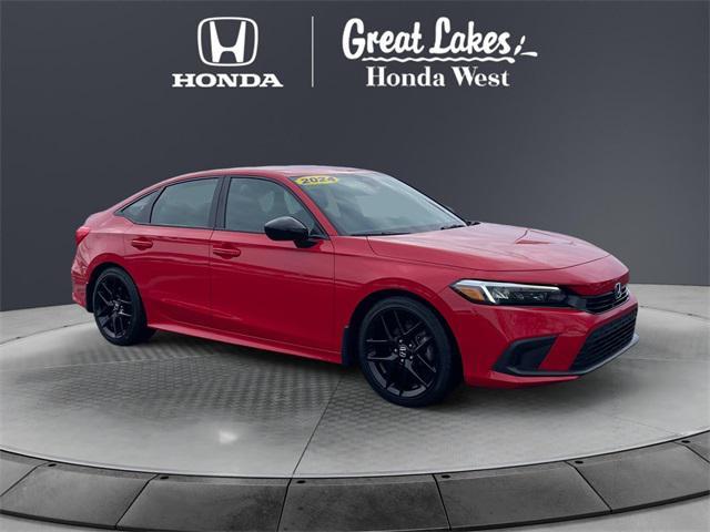 used 2024 Honda Civic car, priced at $22,922