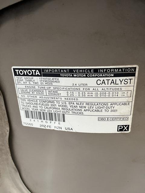 used 2001 Toyota Tacoma car, priced at $7,650