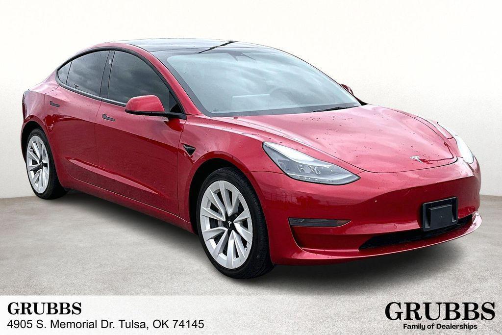 used 2022 Tesla Model 3 car, priced at $20,250