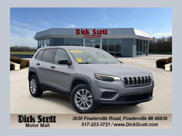 used 2021 Jeep Cherokee car, priced at $19,877