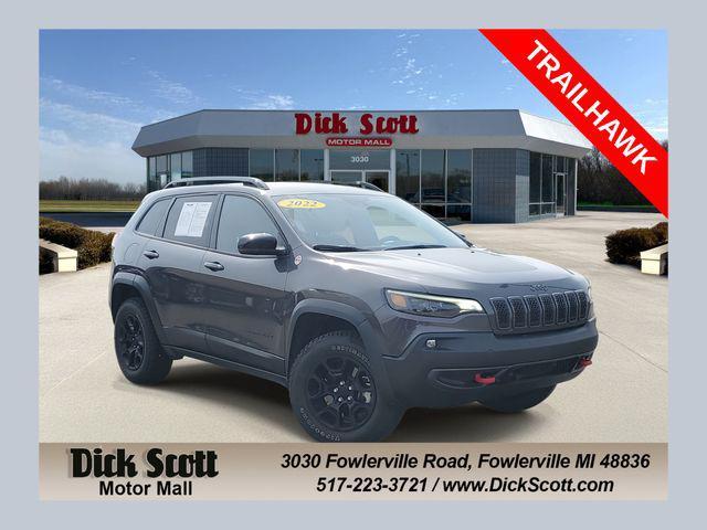 used 2022 Jeep Cherokee car, priced at $18,999