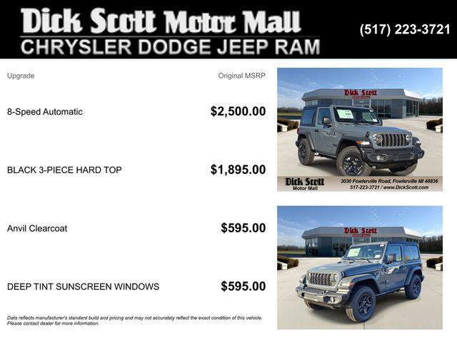 new 2026 Jeep Wrangler car, priced at $35,746