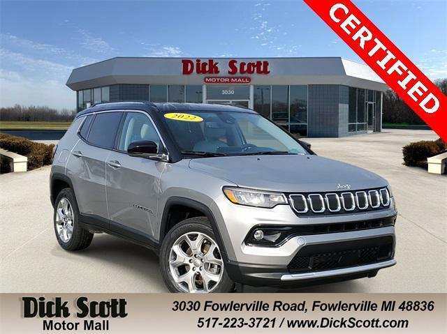 used 2022 Jeep Compass car, priced at $20,677