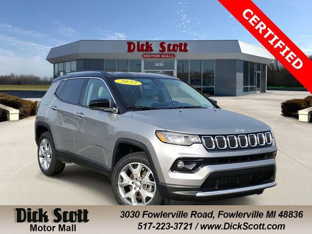 used 2022 Jeep Compass car, priced at $20,871