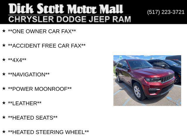 used 2022 Jeep Grand Cherokee car, priced at $27,999