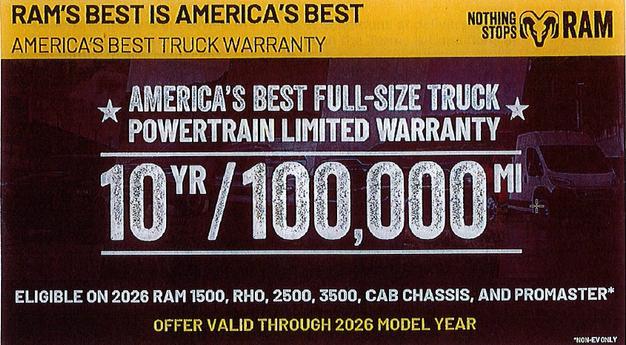 new 2026 Ram 1500 car, priced at $51,748