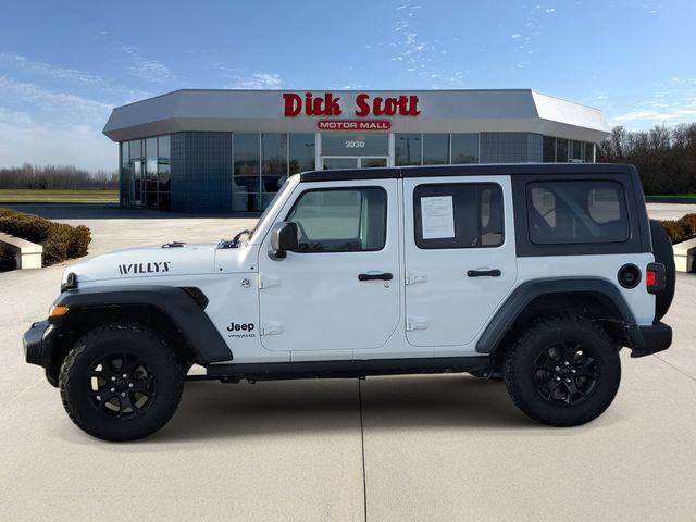 used 2020 Jeep Wrangler Unlimited car, priced at $18,995