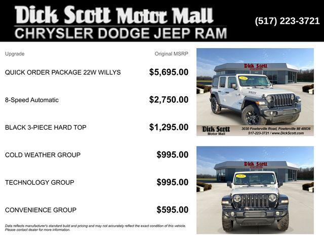 used 2020 Jeep Wrangler Unlimited car, priced at $18,995