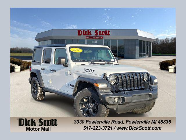 used 2020 Jeep Wrangler Unlimited car, priced at $18,995