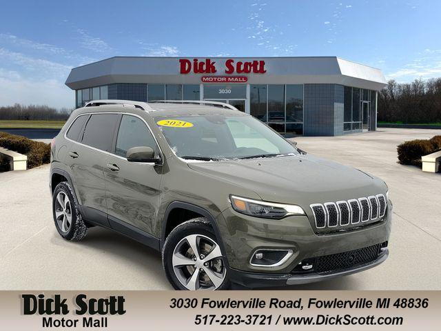used 2021 Jeep Cherokee car, priced at $20,995