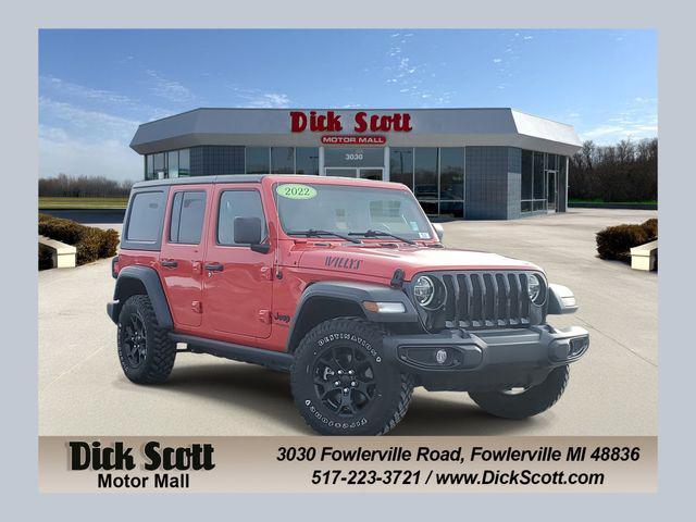 used 2022 Jeep Wrangler car, priced at $29,995