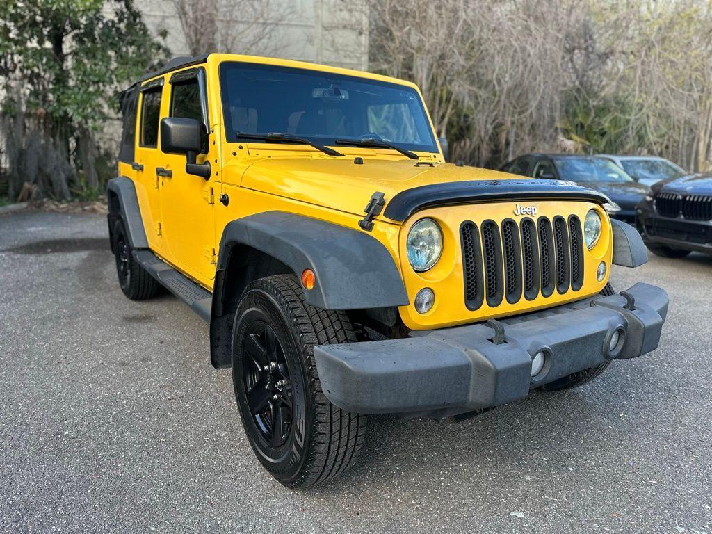 used 2015 Jeep Wrangler Unlimited car, priced at $15,895