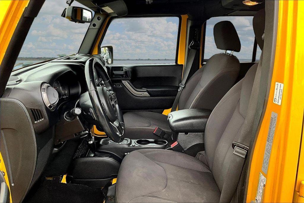 used 2015 Jeep Wrangler Unlimited car, priced at $13,521