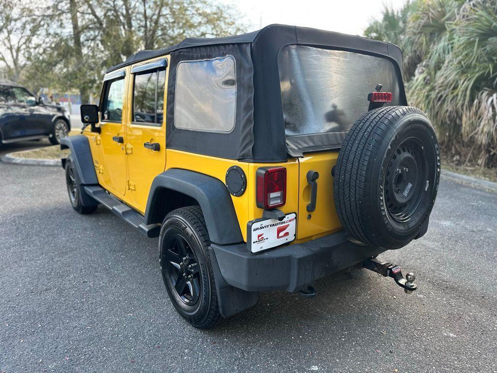 used 2015 Jeep Wrangler Unlimited car, priced at $15,895