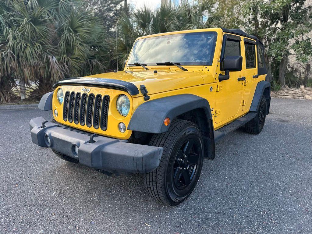 used 2015 Jeep Wrangler Unlimited car, priced at $15,895