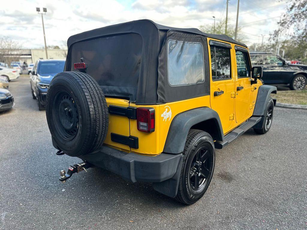 used 2015 Jeep Wrangler Unlimited car, priced at $15,895