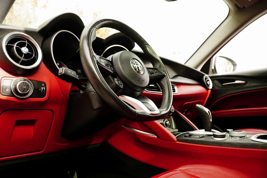 used 2021 Alfa Romeo Stelvio car, priced at $16,900