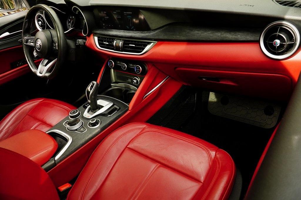 used 2021 Alfa Romeo Stelvio car, priced at $16,900