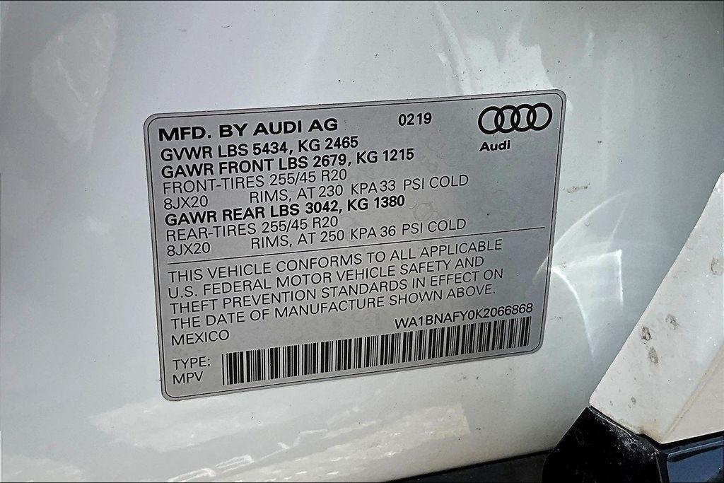 used 2019 Audi Q5 car, priced at $20,729