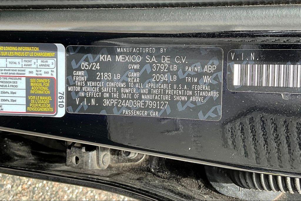 used 2024 Kia Forte car, priced at $18,977