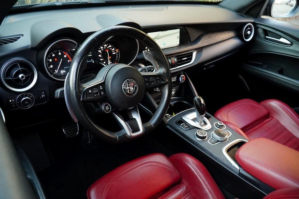 used 2022 Alfa Romeo Stelvio car, priced at $18,495