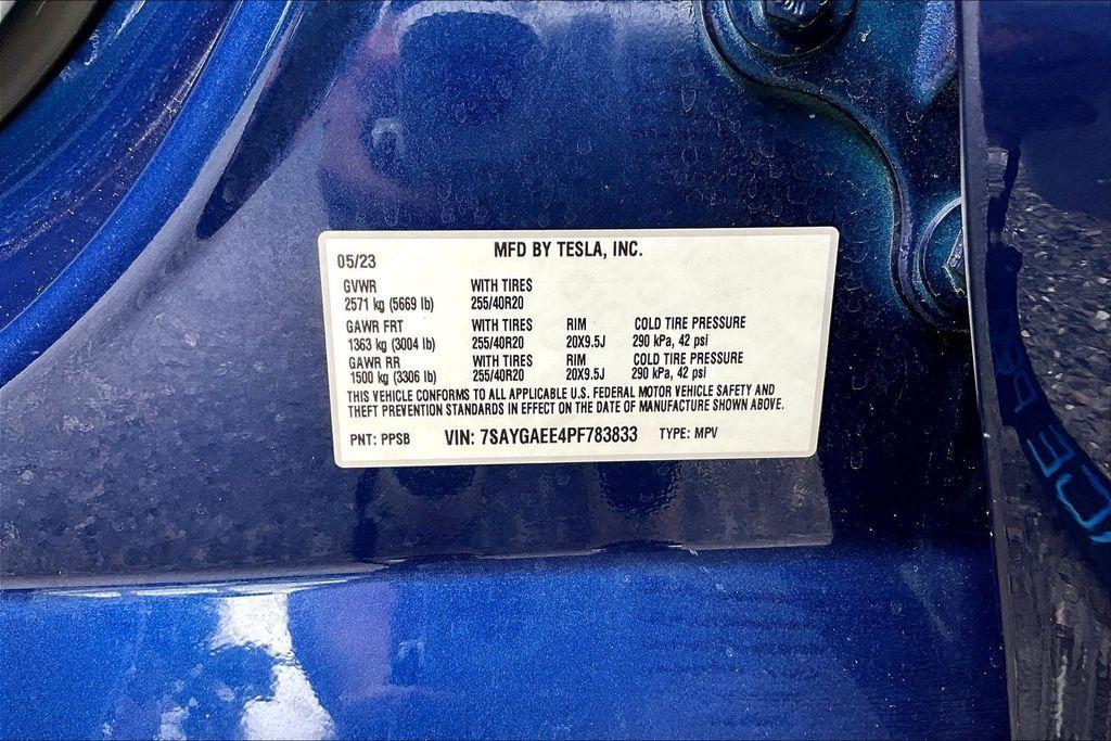 used 2023 Tesla Model Y car, priced at $33,375