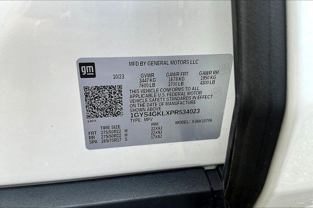 used 2023 Cadillac Escalade car, priced at $80,841