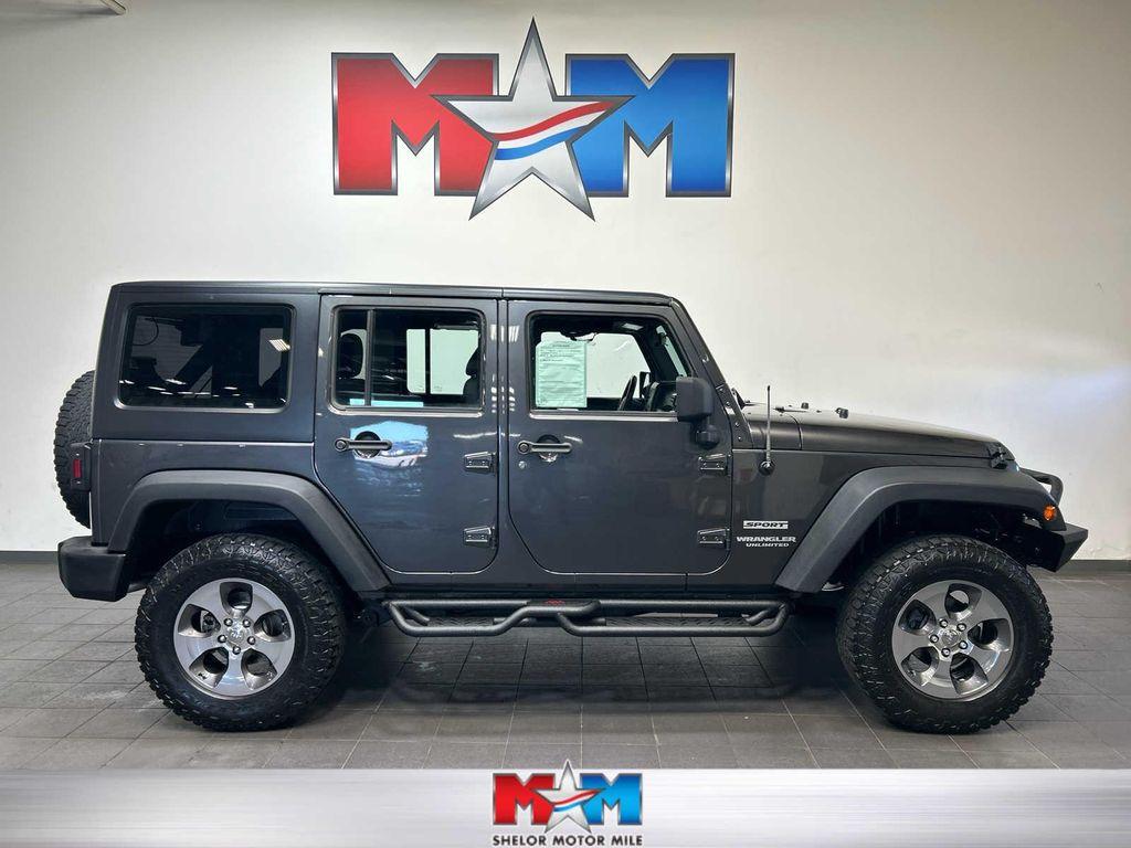 used 2016 Jeep Wrangler Unlimited car, priced at $18,486
