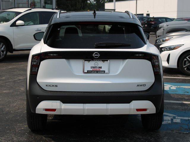 new 2025 Nissan Kicks car, priced at $28,980