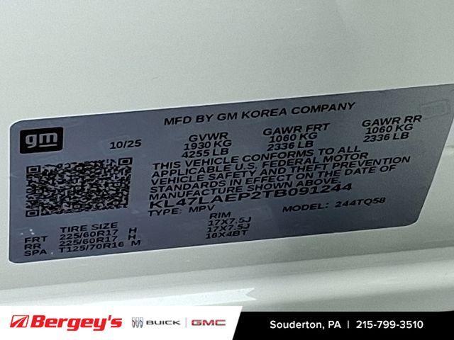 new 2026 Buick Envista car, priced at $25,609