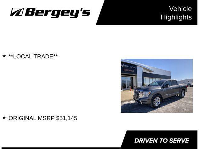 used 2021 Nissan Titan car, priced at $28,495