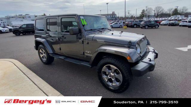 used 2016 Jeep Wrangler Unlimited car, priced at $19,695