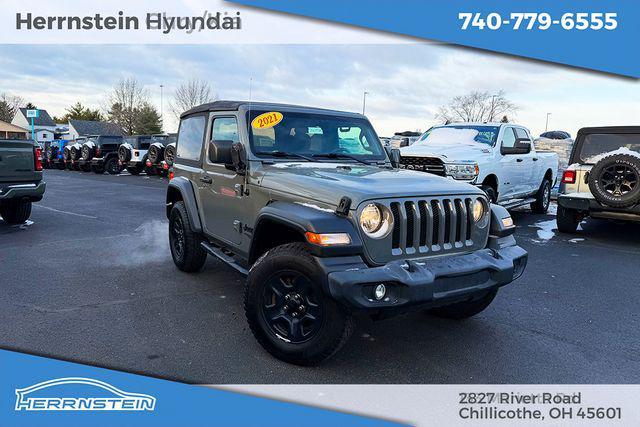 used 2021 Jeep Wrangler car, priced at $19,192