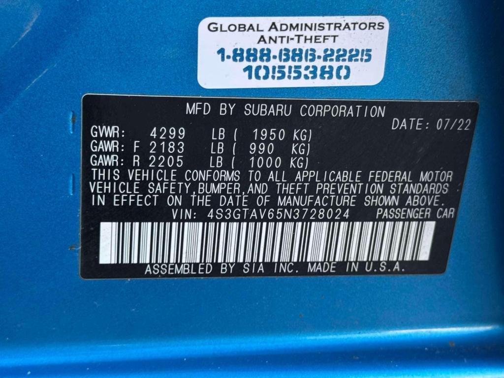 used 2022 Subaru Impreza car, priced at $22,995