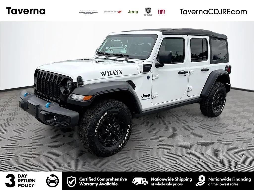 used 2023 Jeep Wrangler 4xe car, priced at $22,580