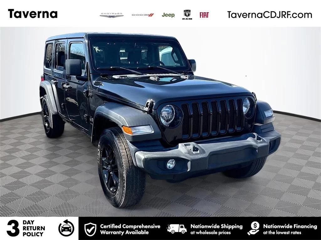 used 2021 Jeep Wrangler Unlimited car, priced at $26,208