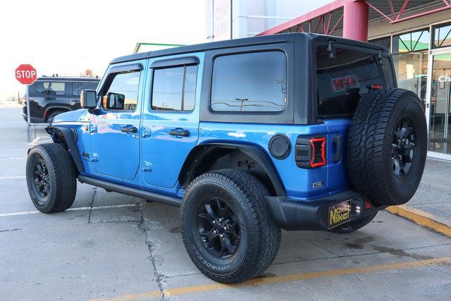 used 2021 Jeep Wrangler Unlimited car, priced at $27,587