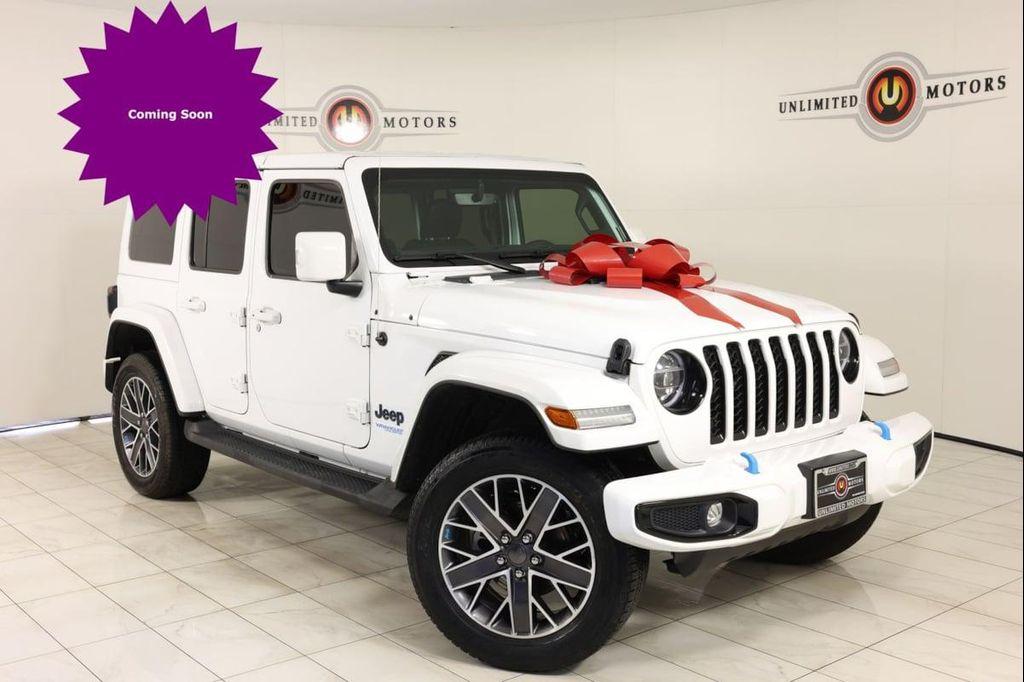 used 2022 Jeep Wrangler Unlimited 4xe car, priced at $33,800