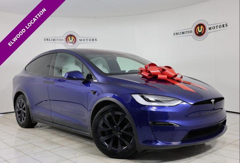 used 2022 Tesla Model X car, priced at $48,500