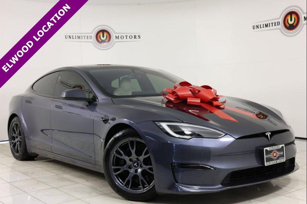used 2022 Tesla Model S car, priced at $56,995