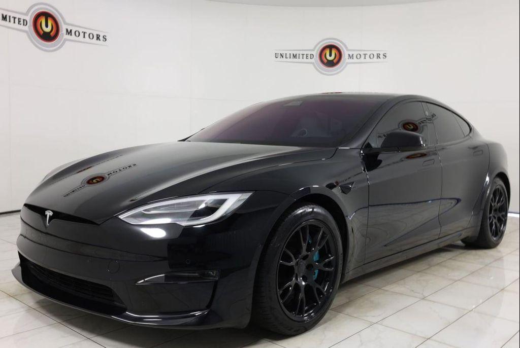 used 2021 Tesla Model S car, priced at $53,995