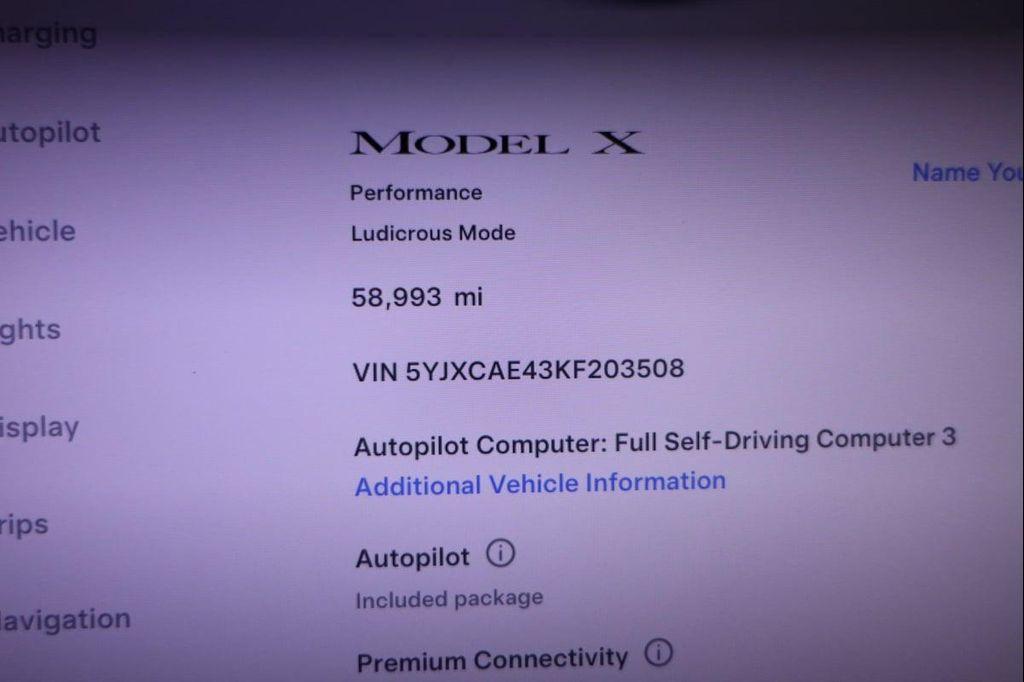 used 2019 Tesla Model X car, priced at $34,995