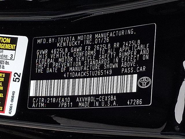 new 2026 Toyota Camry car, priced at $35,819