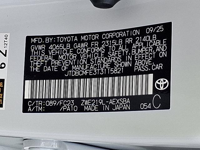 new 2026 Toyota Corolla car, priced at $29,319