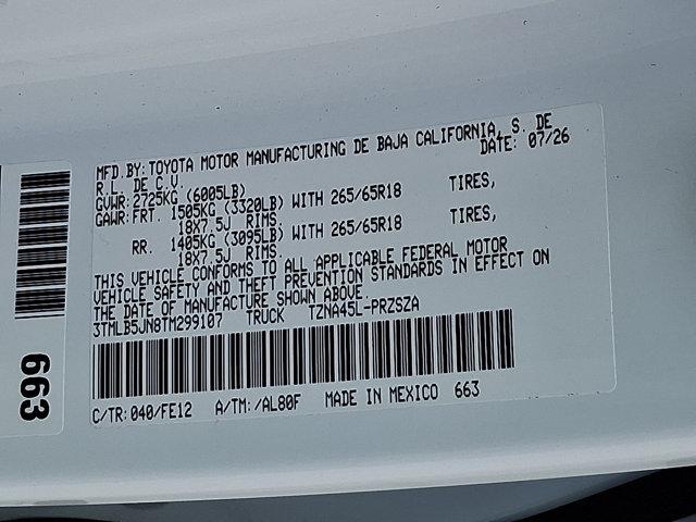 new 2026 Toyota Tacoma car, priced at $47,454