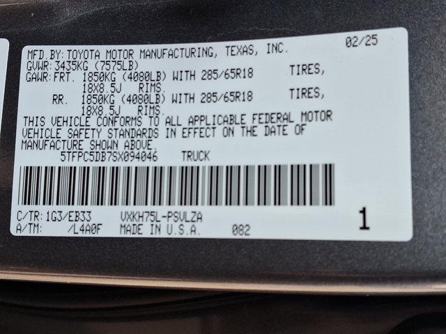 new 2025 Toyota Tundra car, priced at $75,758