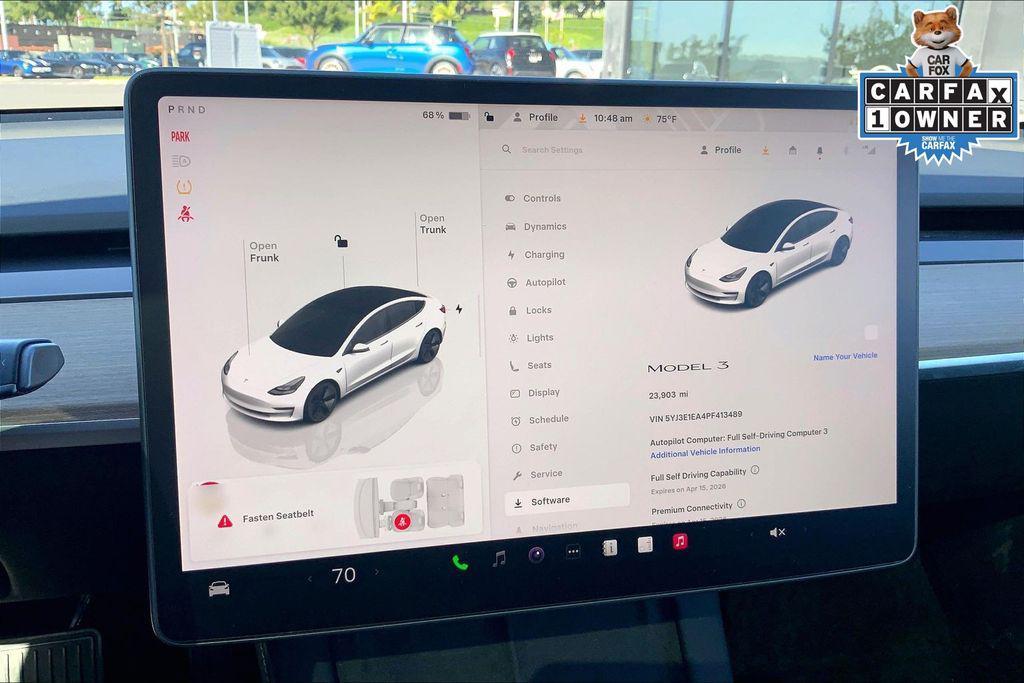 used 2023 Tesla Model 3 car, priced at $26,495