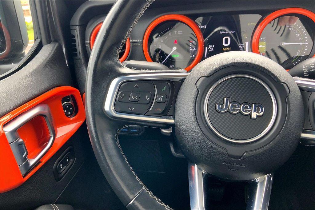 used 2021 Jeep Wrangler Unlimited 4xe car, priced at $33,795