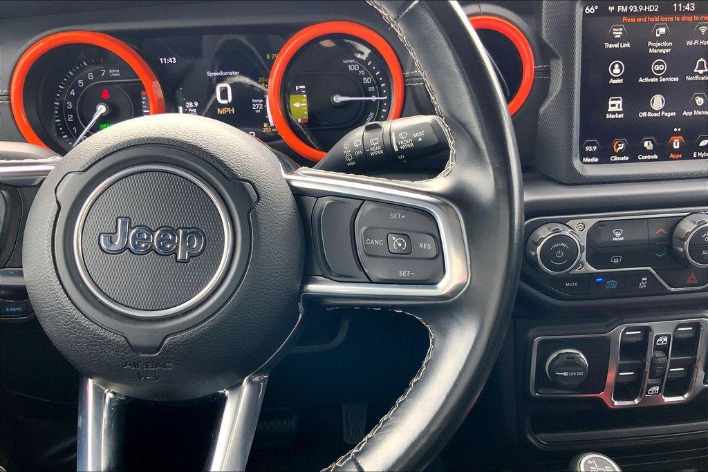 used 2021 Jeep Wrangler Unlimited 4xe car, priced at $33,795